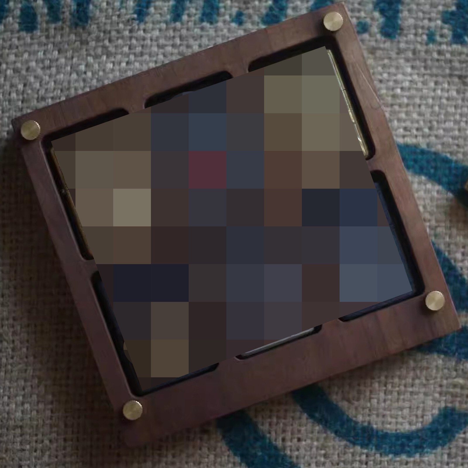 6 Slot Wooden Box for Zippo lighters collection and storage