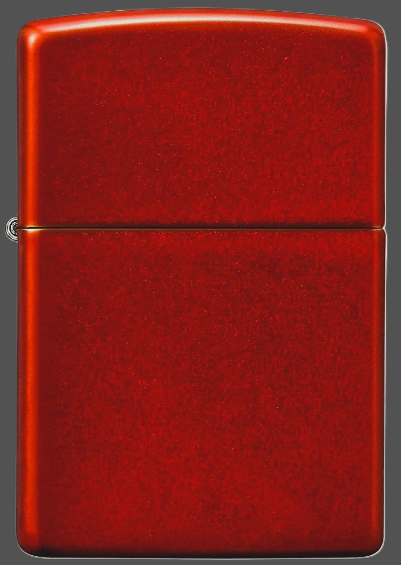 CANDY APPLE ZIPPO / PIPE LIGHTER CANDY RED / NEW IN BOX & MADE IN U.S.A