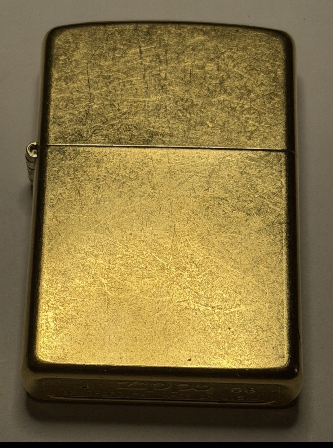 Beautiful Gold-Pl Zippo Lighter – Authentic Lightly Used Lighter