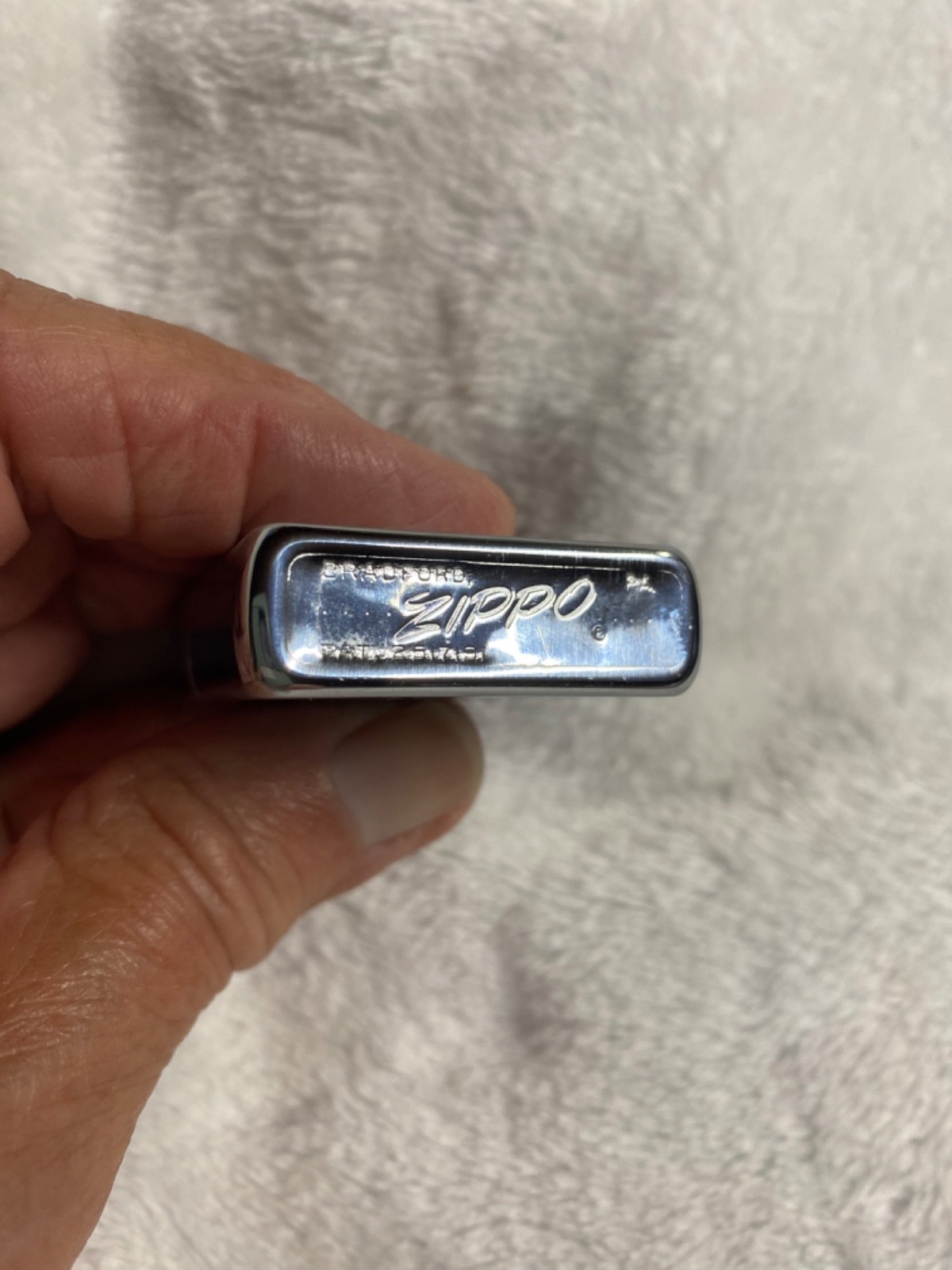 MINT UNFIRED 1958 Zippo Lighter Youtz-Slick Lift Slab SanAntonio Texas w/box