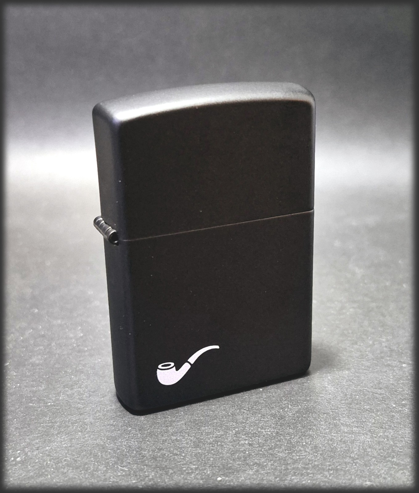 Zippo Black Matte Pipe Lighter | Custom Engraved | Lifetime Guarantee