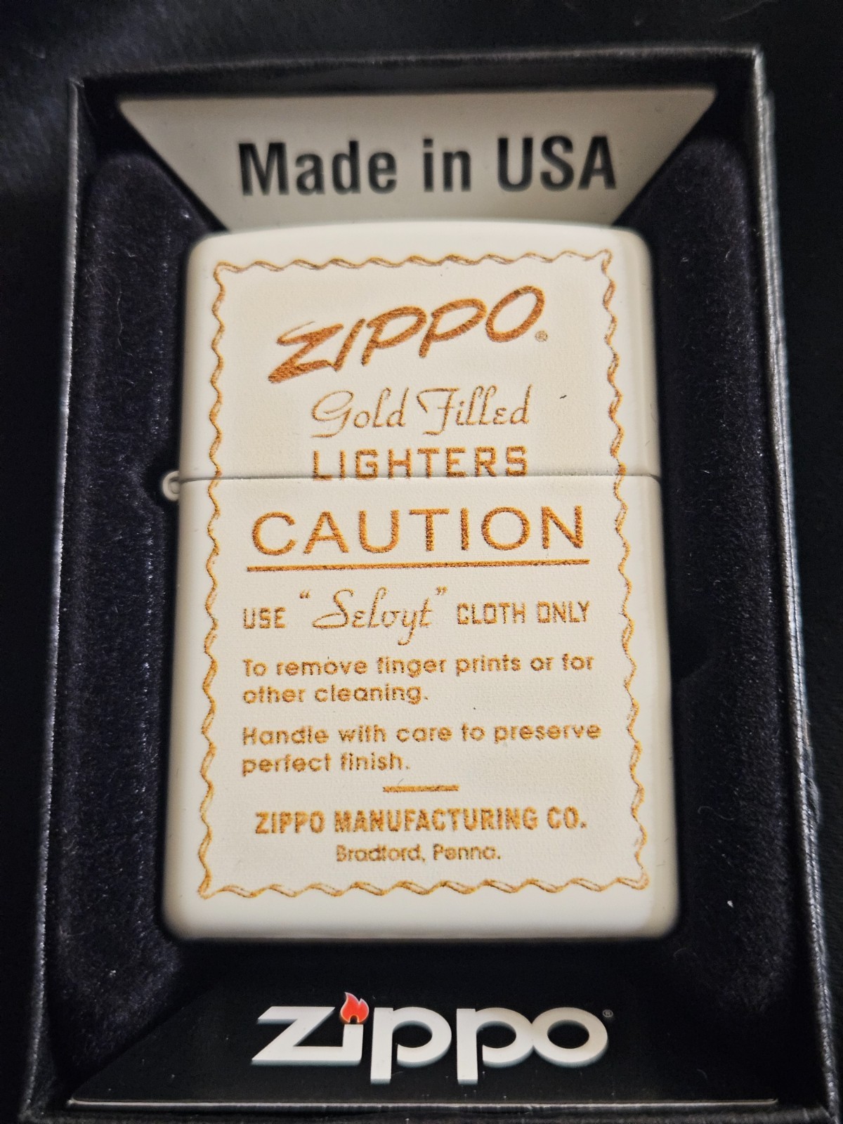 Zippo Gold Filled Lighters Replica Lighter – premium finish -1954-1976 (A 13)