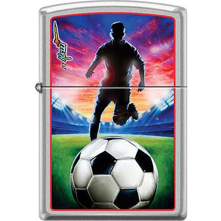 Zippo Windproof Metal Design Fire Lighter – Mazzi Soccer Colorful