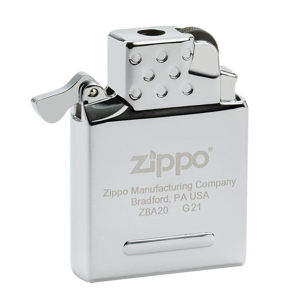 Zippo Lighter Yellow Flame Butane Insert Windproof Flame Refillable Fuel