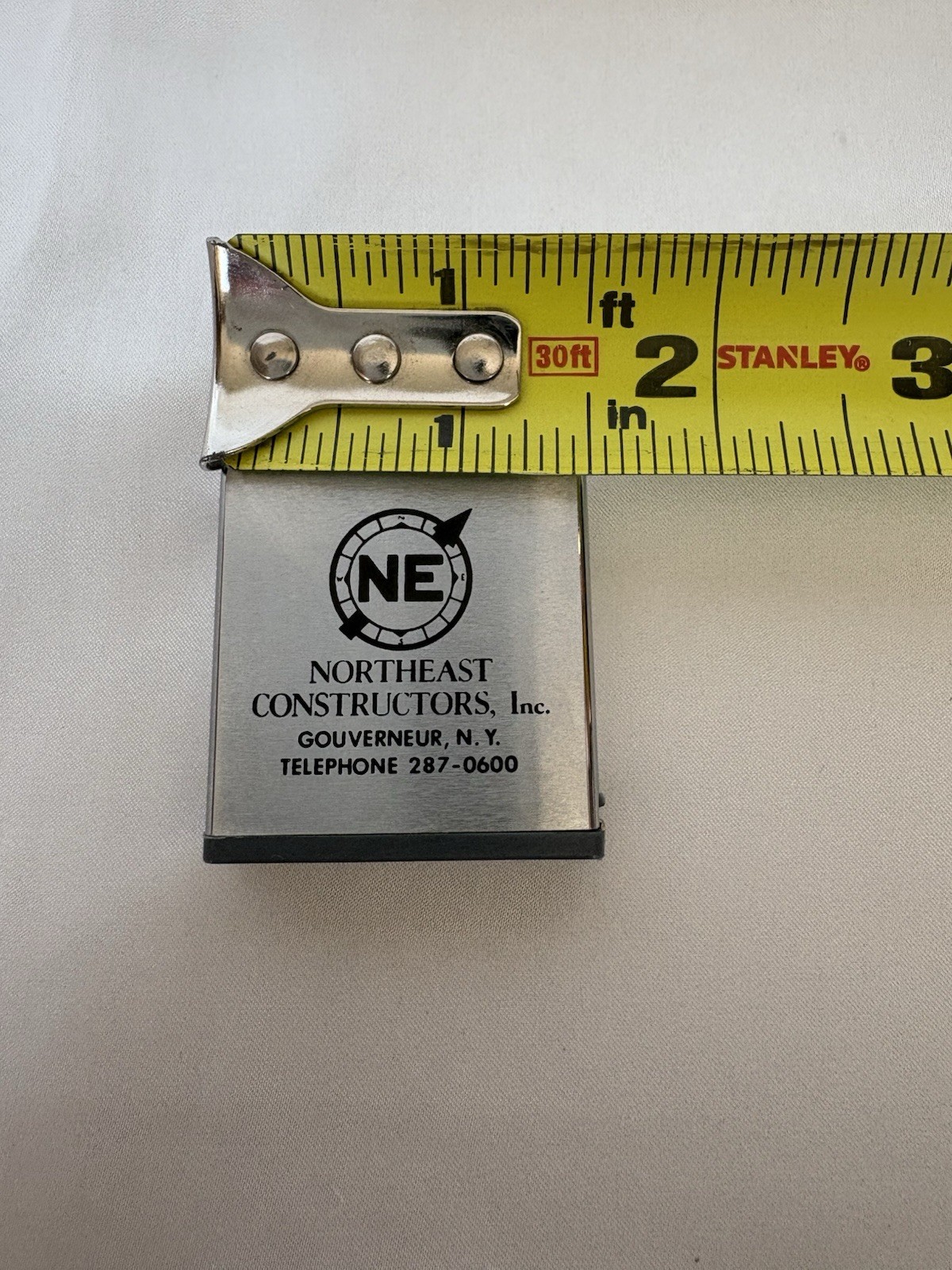 Zippo Rule Tape Measure Vintage Northeast Constructor Inc Promo Advertising