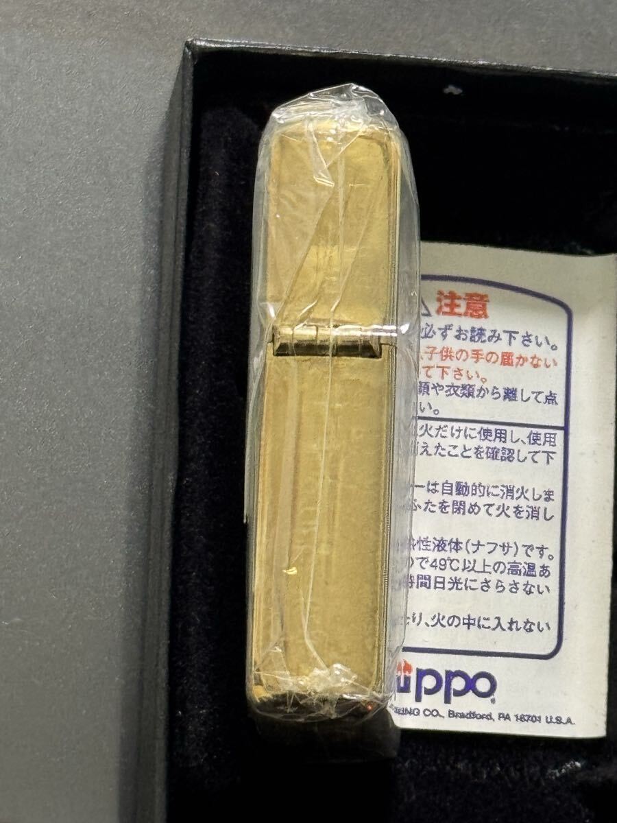 Zippo Biwa Hayahide BIRTHDAY Biwa Hayahide 4 Sided Gold Vintage Made in 1995 JRA