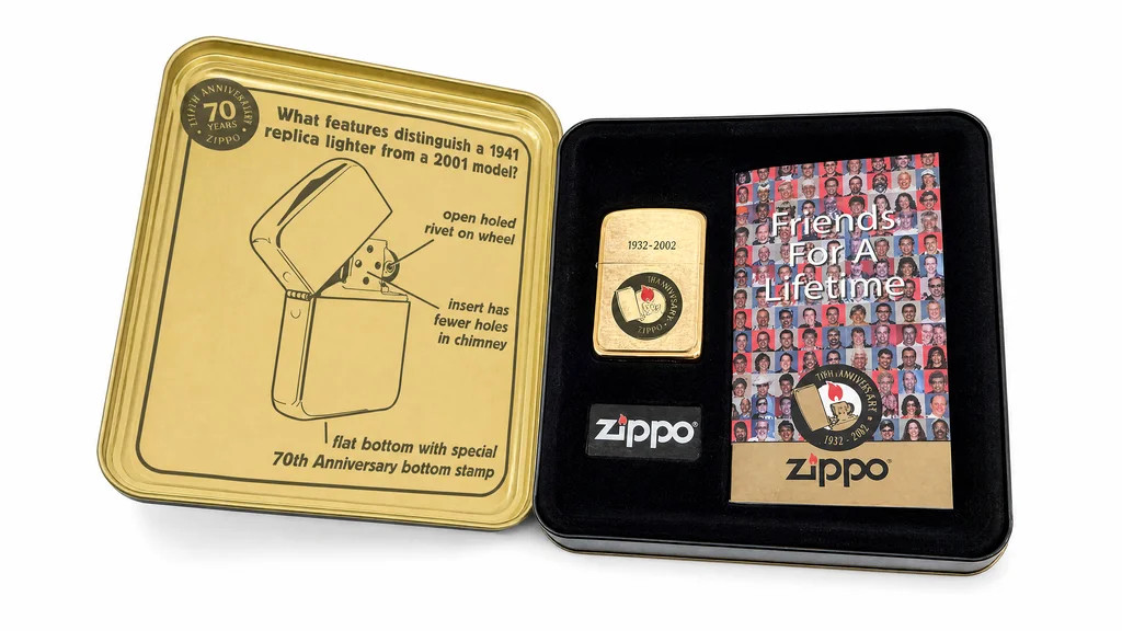 Zippo Sealed 70th Anniversary „Friends For a Lifetime“ Lighter