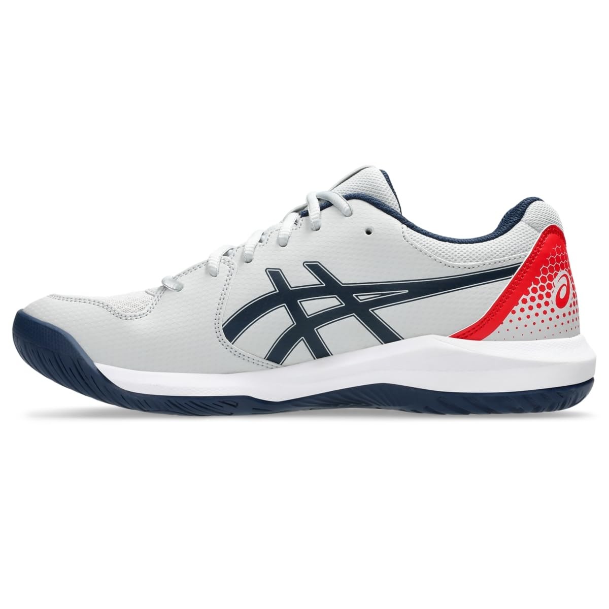 Asics Mens Gel-Dedicate 8 Pickleball Shoes 14 Concrete/Night Sky 1041A409.020
