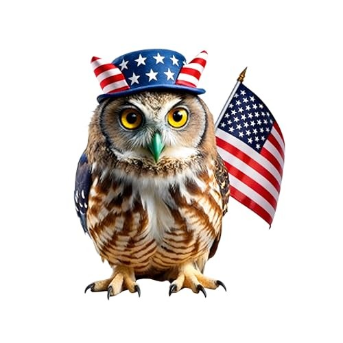 America Eagle Anniversary Sticker – 2 Pack Eagle Flag Patriotic Sticker for
