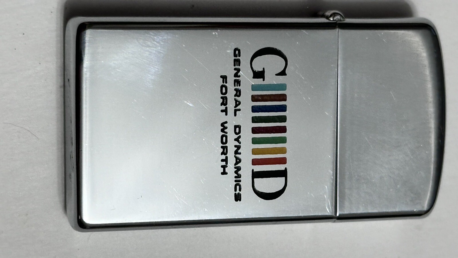 General Dynamics Fort Worth, Texas Aerospace NASA Space 1964 Zippo Slim Lighter