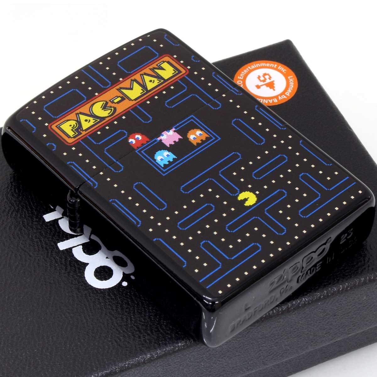 Zippo Lighter CASE ONLY Namco Legendary Masterpiece Game Pac-Man Classic Present