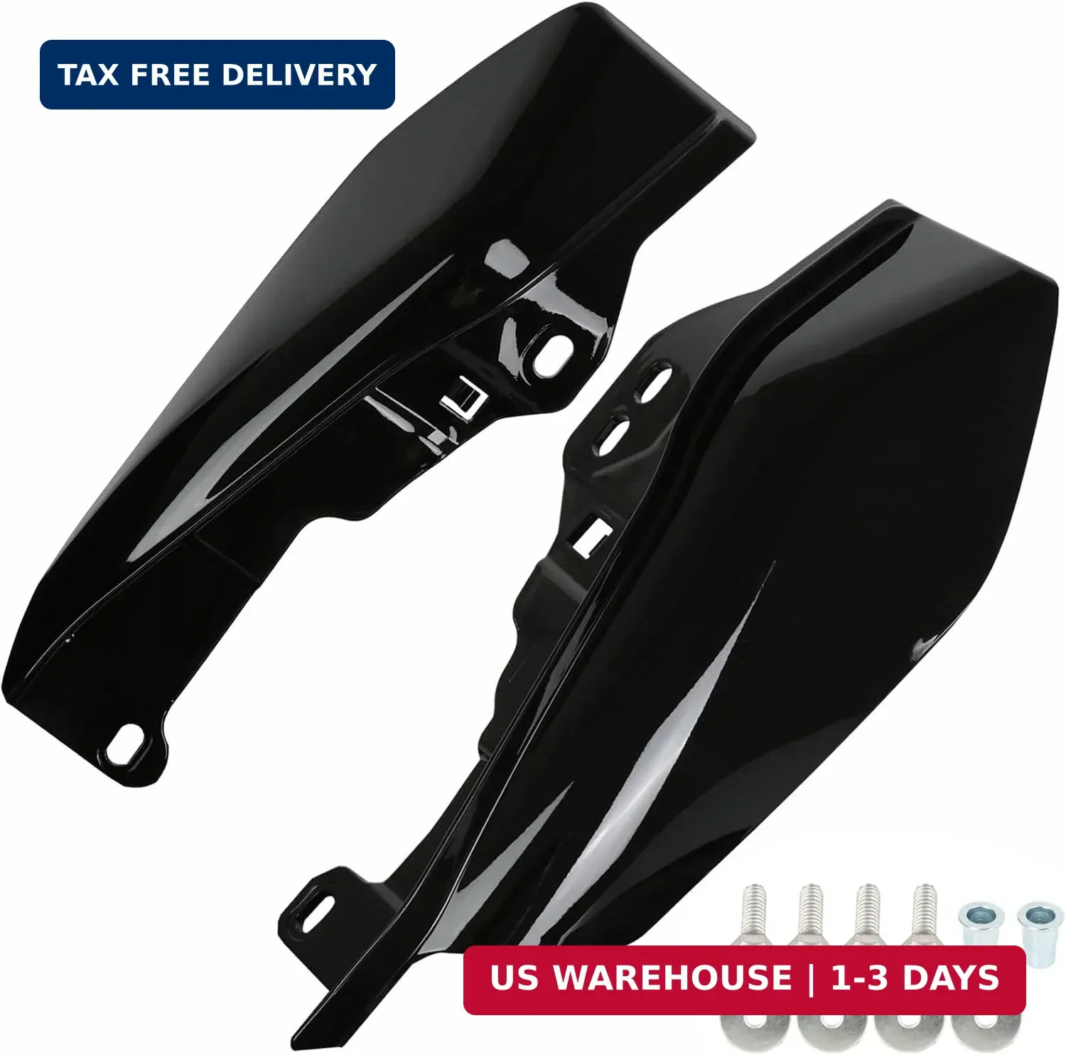 Motorcycle Mid Frame Air Deflectors Heat Shields Kits Fits for Harley Davidson T
