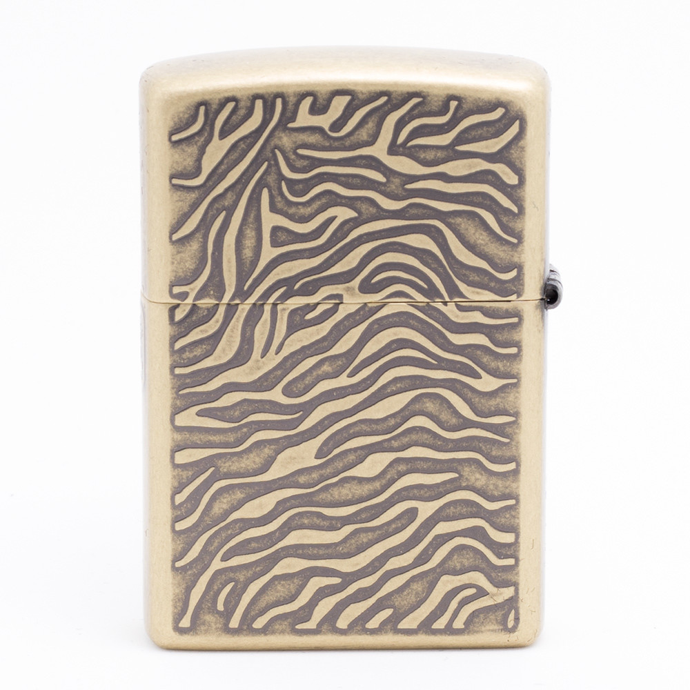 Zippo Lighter Tiger Face Crytal Eyes Genuine Org Packing 6 Flints set GIFT