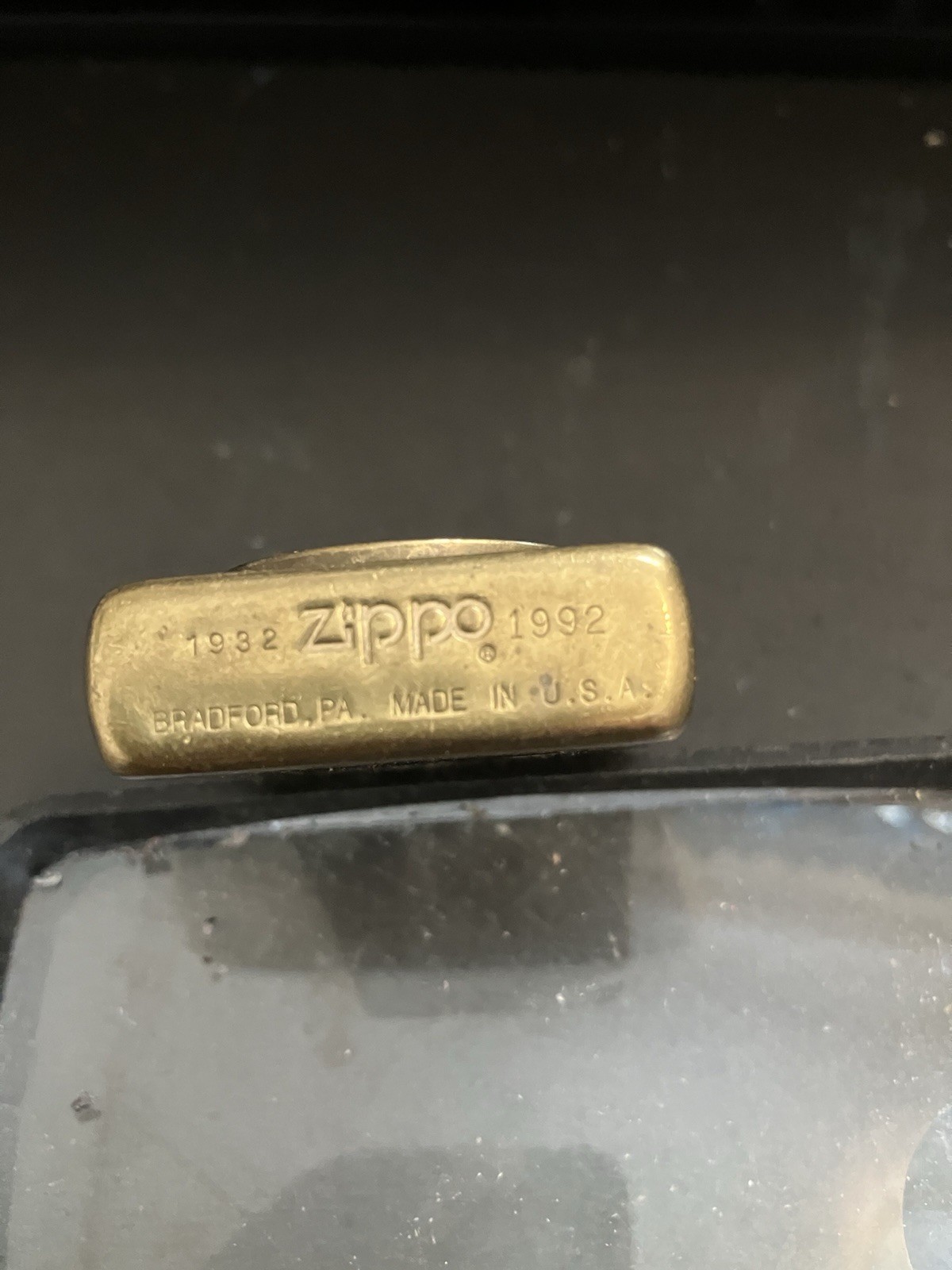 Solid Brass Joe Camel Zippo Lighter 1932-1992 Vintage Advertise