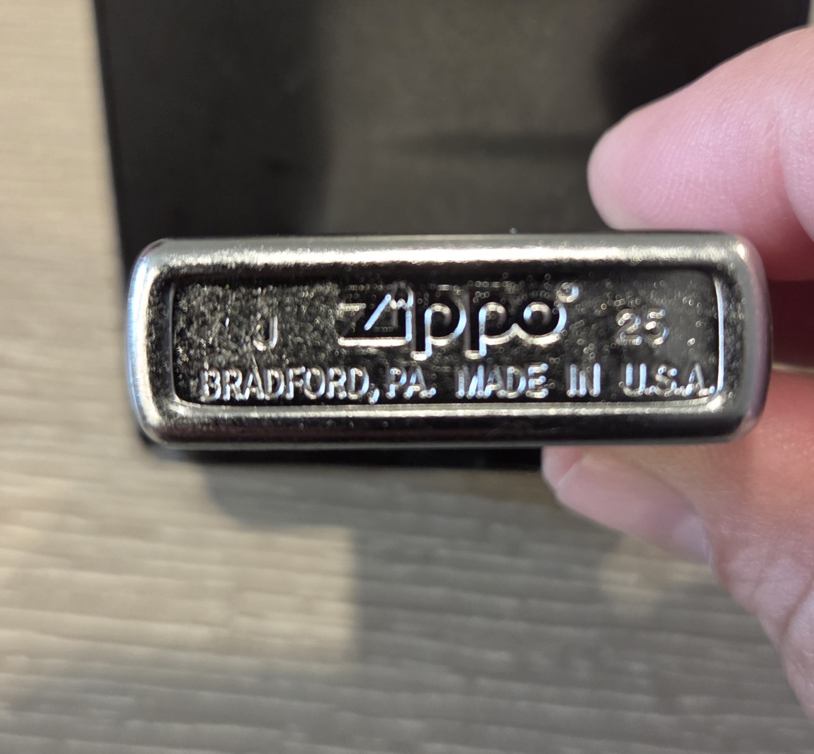Zippo Lighter chrome CASE ONLY