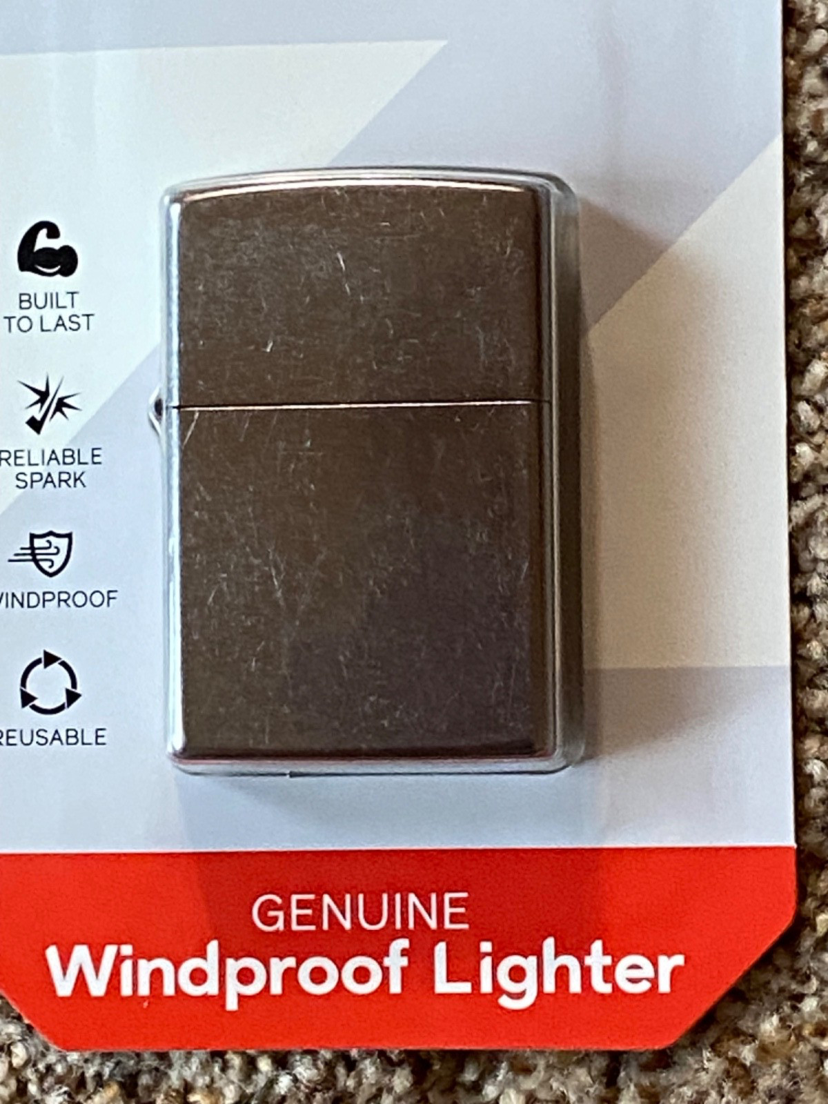 Vintage Zippo Lighter USA Original Package Unopened Lifetime Guarantee 011-047