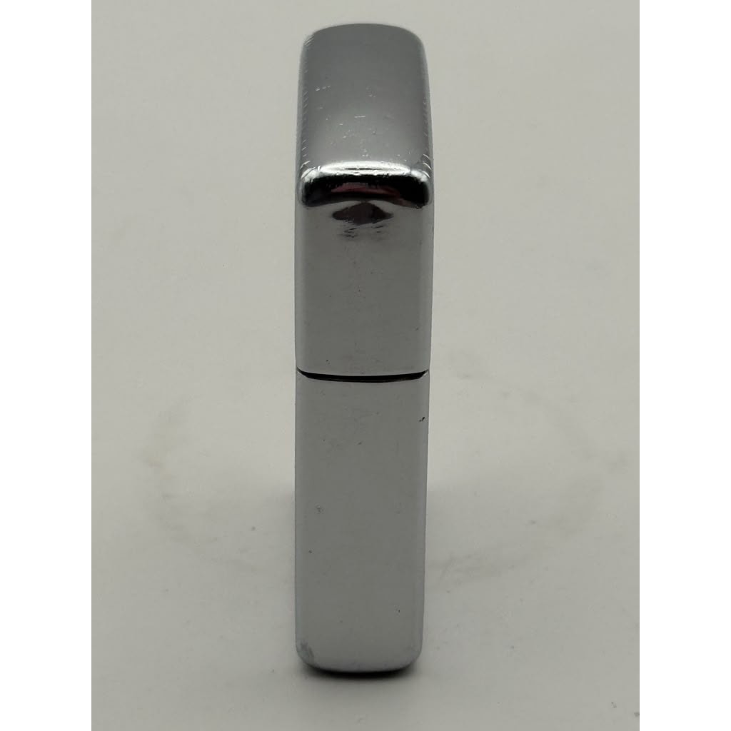 1946-49 Zippo Chrome Windproof Lighter 3 Barrel Hinge Patent 2032695 Vintage USA