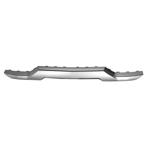 Duolctrams Chrome Front Bumper Skid Plate Panel Lower Cover Face Bar Compatible