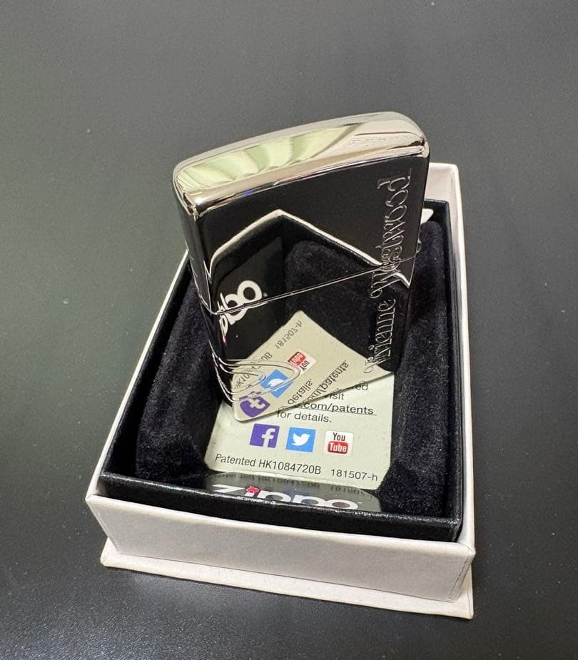 Vivienne Westwood Zippo Big Orb Logo Oil Lighter Silver w/Box Pouch Spark Tested