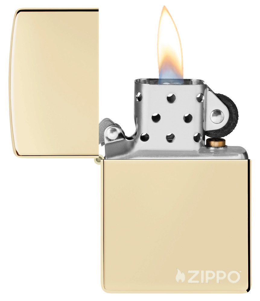 Zippo Classic Champagne Zippo Logo Windproof Pocket Lighter, 46682ZL
