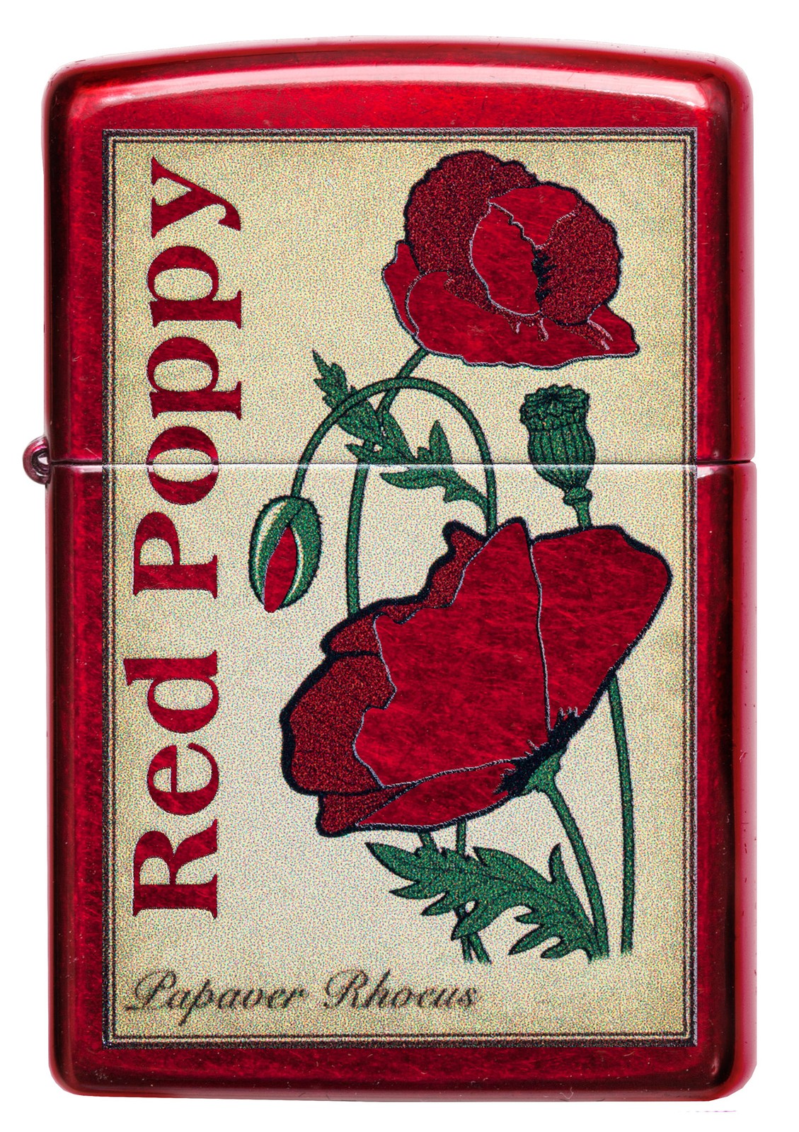 Zippo Poppy Design Windproof Pocket Lighter, 21063-078384