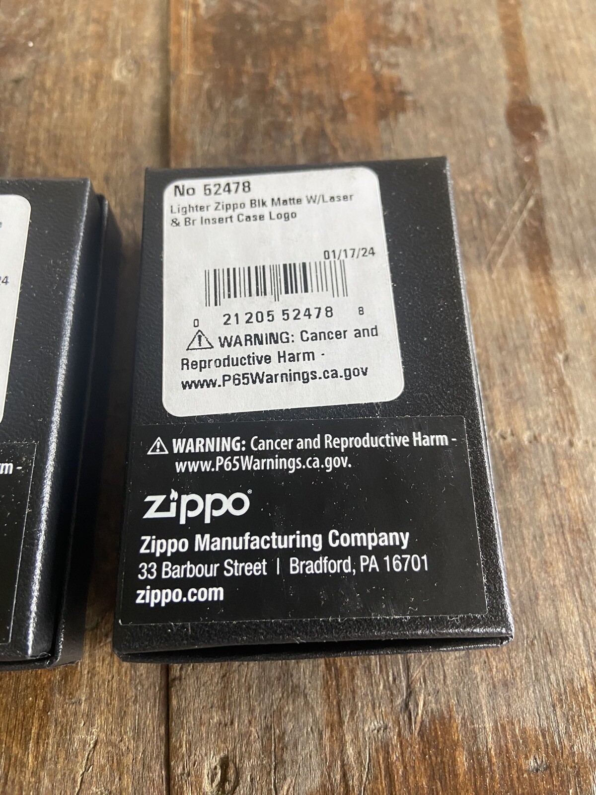ZIPPO CASE XX LIGHTER LOT WHITE RED BLACK MATTE LONG TAIL C LOGO