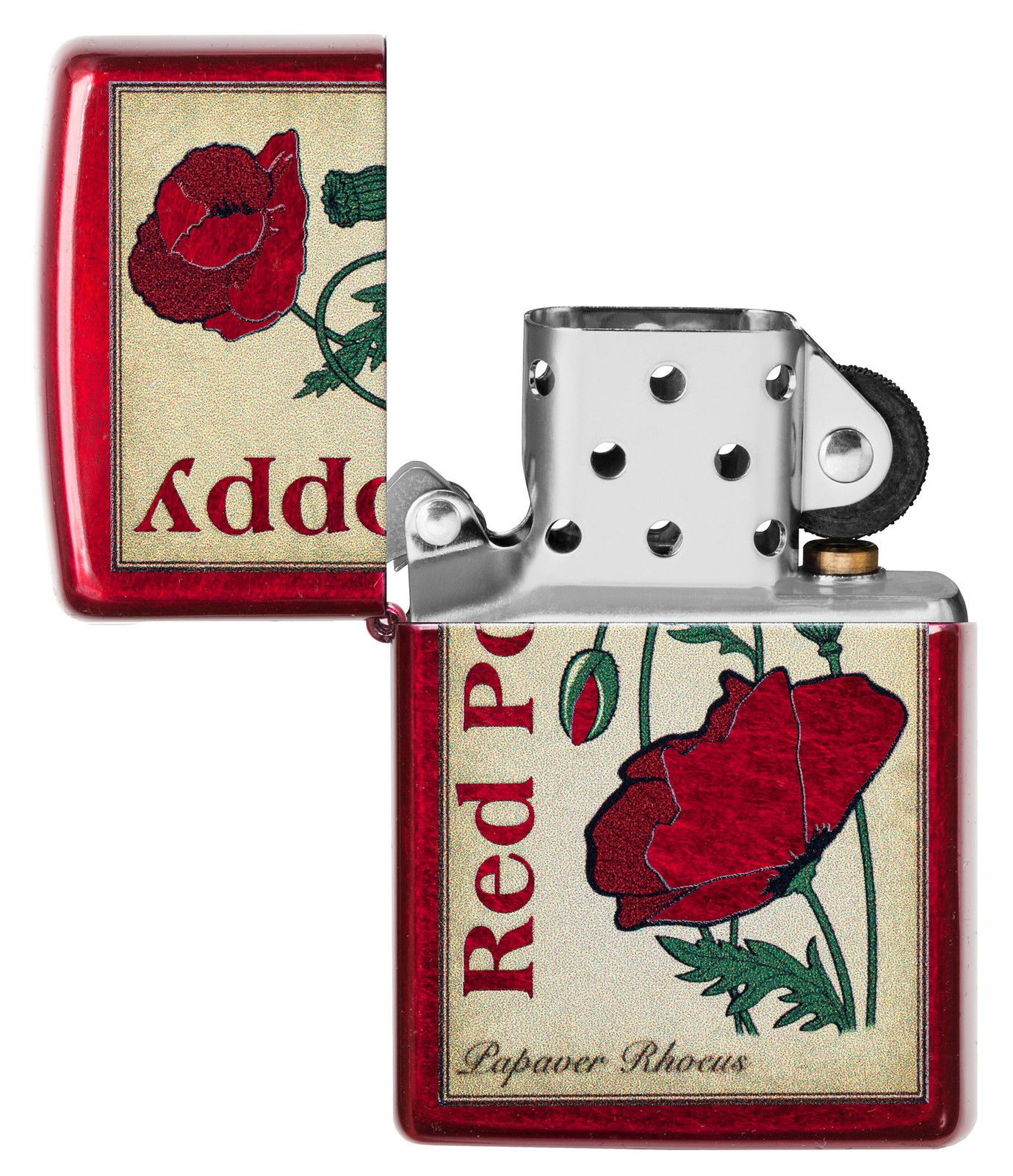 Zippo Poppy Design Windproof Pocket Lighter, 21063-078384