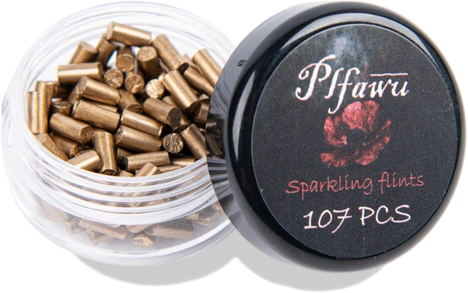 107Pcs Premium Sparkling Lighter Flints Refills – Compatible with Zippo & Cli…