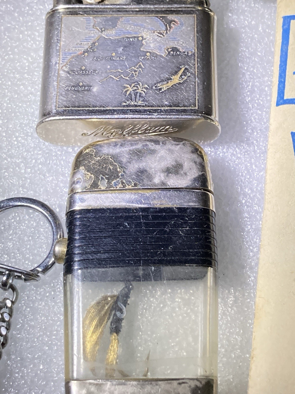 Scripto Vu-Lighter Zippo Misc. Lot 9 count