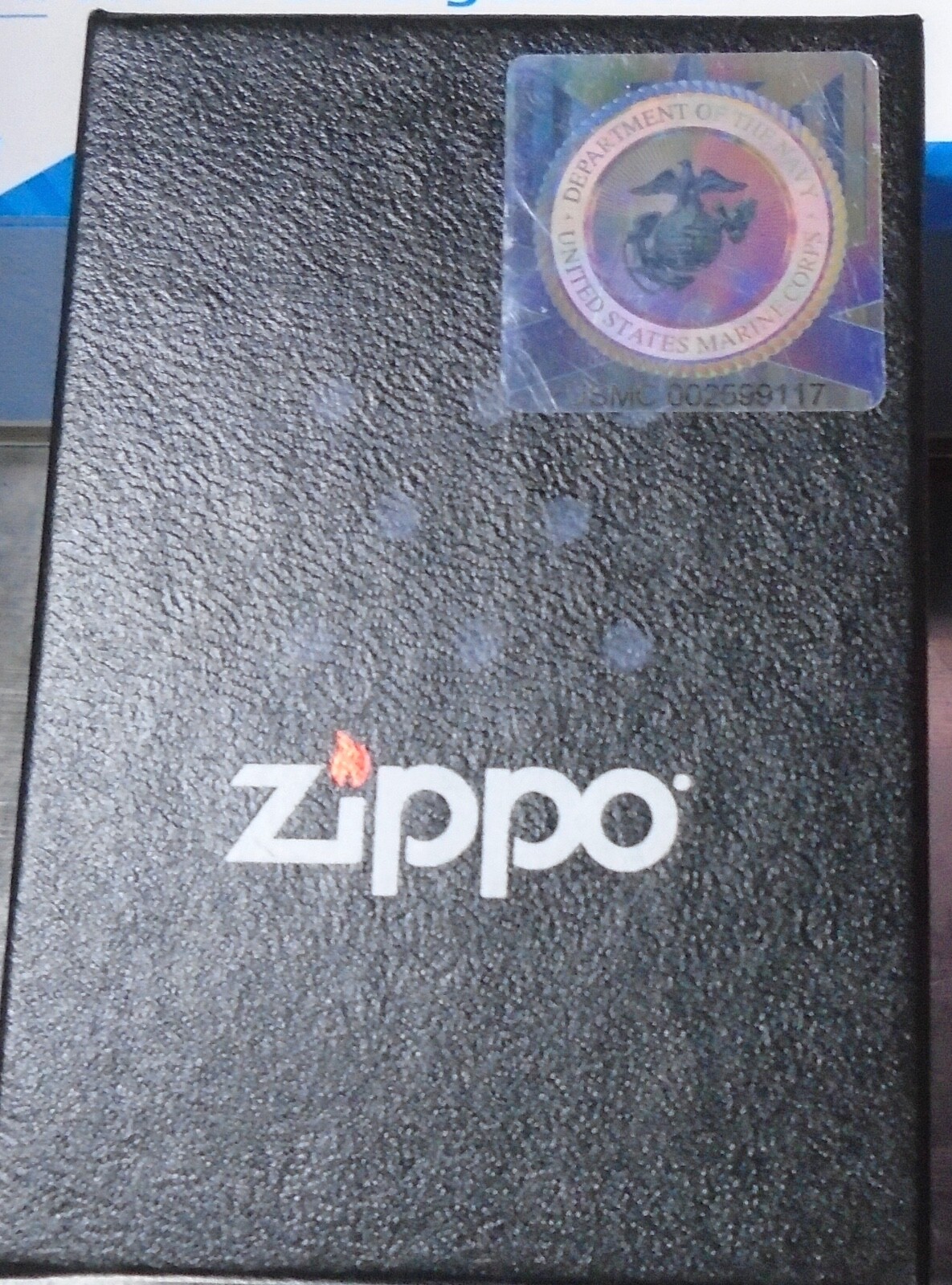 Feb 2012 ZIPPO OFFICIALLY LICENSED MATTE GREEN LIGHTER I LOVE MY MARINE 28338