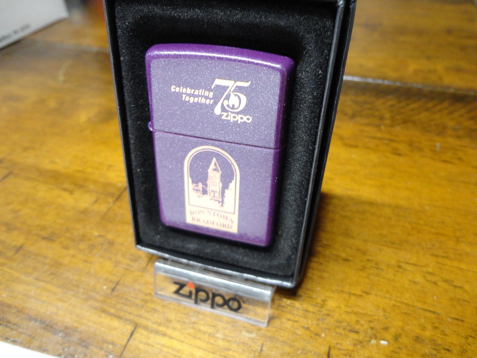 DOWNTOWN BRADFORD PA ZIPPO CELEBRATES 75TH ANNIVERSARY ZIPPO LIGHTER 2007 48/50