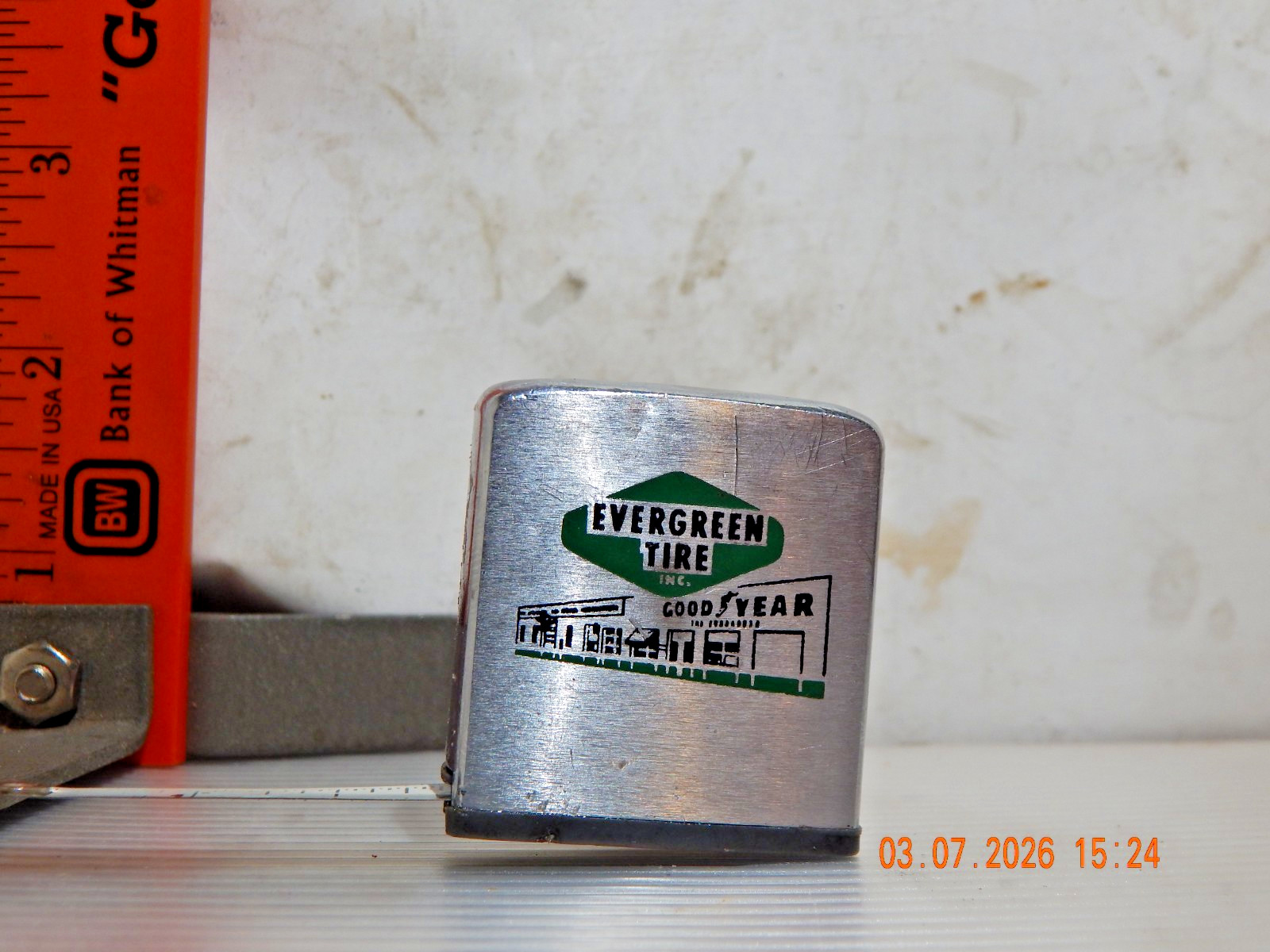 Zippo 72 inch tape measure-Branded Goodyear and Evergreen Tire, Inc.