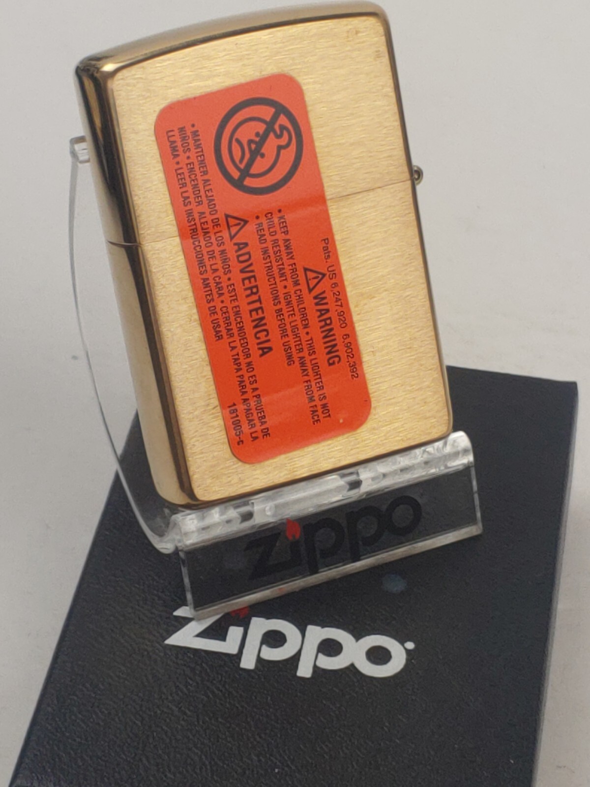Zippo 29781 MAZZI PIRATE on Brushed BRASS Windproof Lighter – AUG (H) 2018