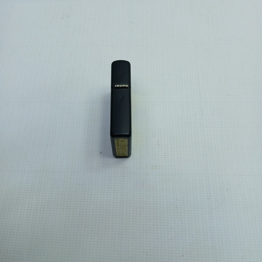 Zippo Hazardous Biohazard Lighter Black Matte 24330 Feb 2012 EUC