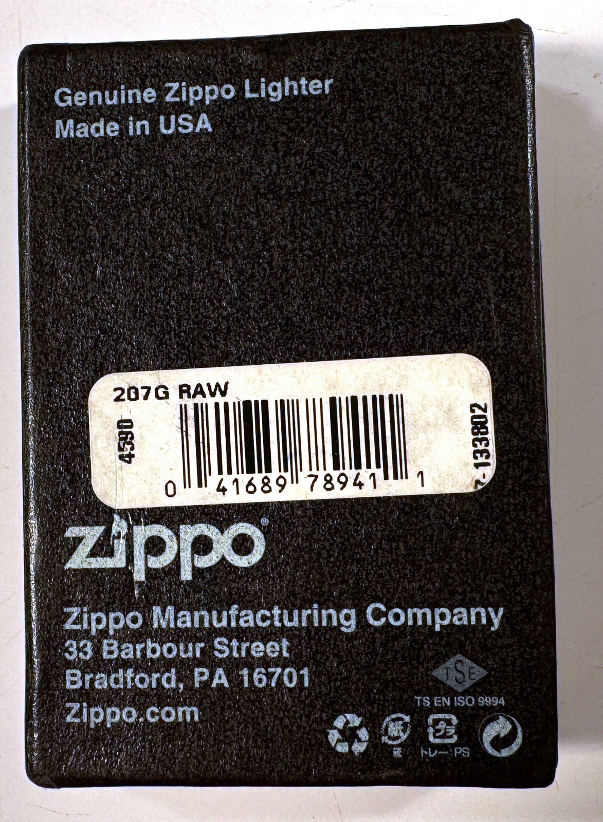 RAW Zippo Gold Dust Lighter NEW Sealed #RAWLIFE Bright Gold USA