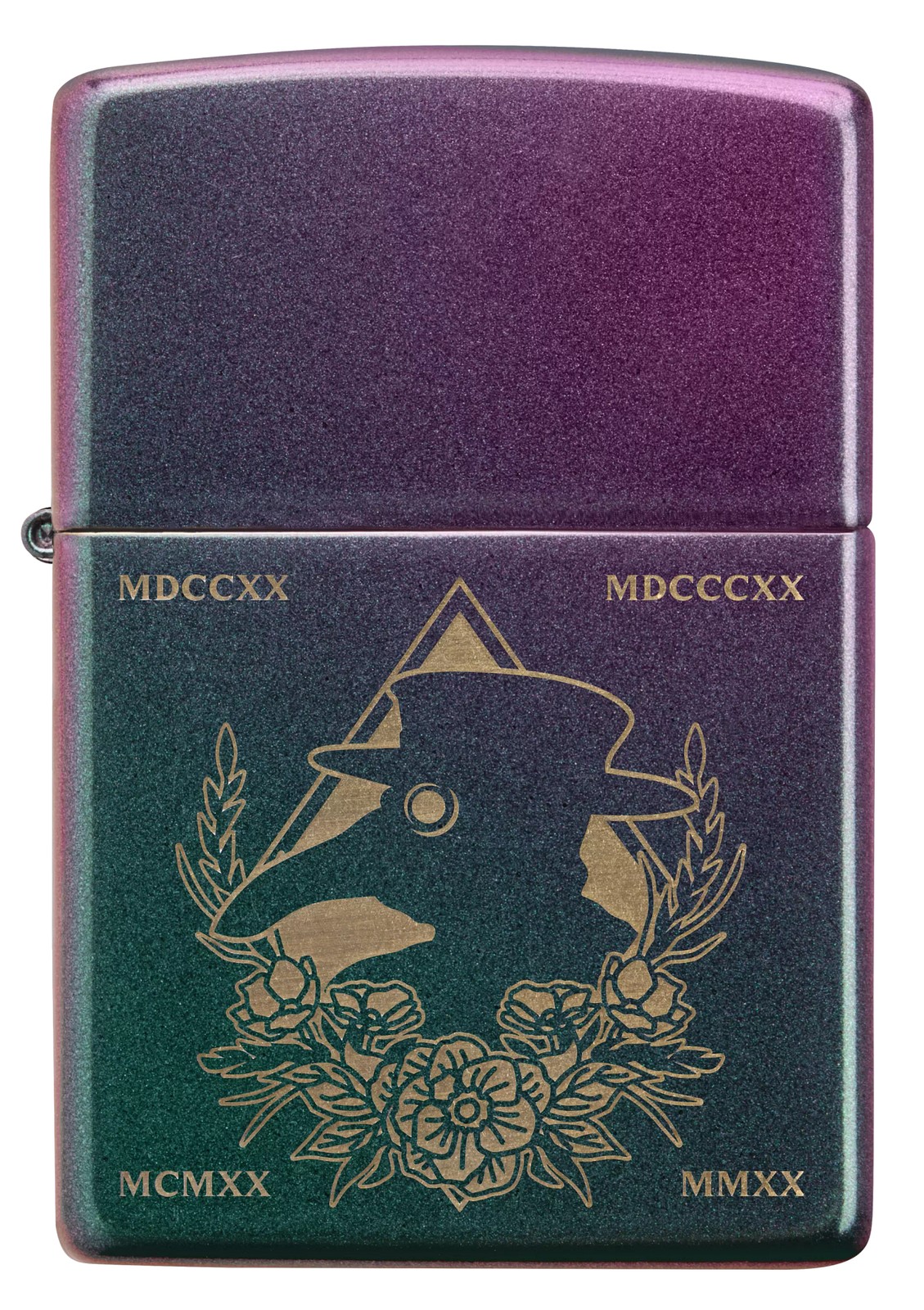 Zippo Plague Doctor Mask Iridescent Windproof Pocket Lighter, 49146-081160