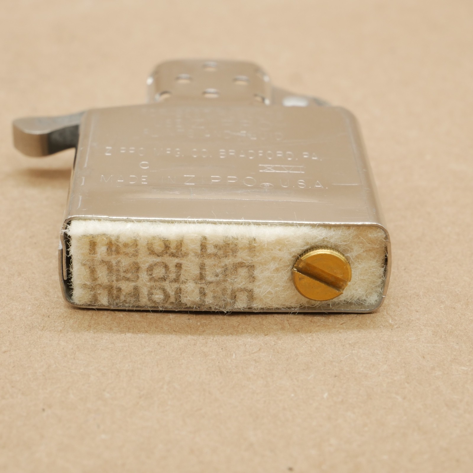 Rare Zippo CIA Central Intelligence Agency Lighter in Plastic Case