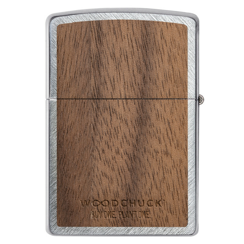 Zippo Windproof Woodchuck Walnut Emblem Lighter, Buy 1 Plant 1, 29902 New In Box
