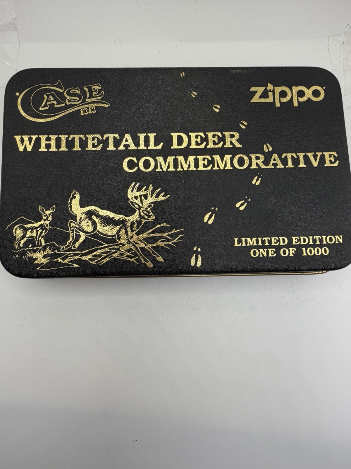 Limited Whitetail Deer Commemorative Case XX Knife & Chrome Zippo Lighter NEW
