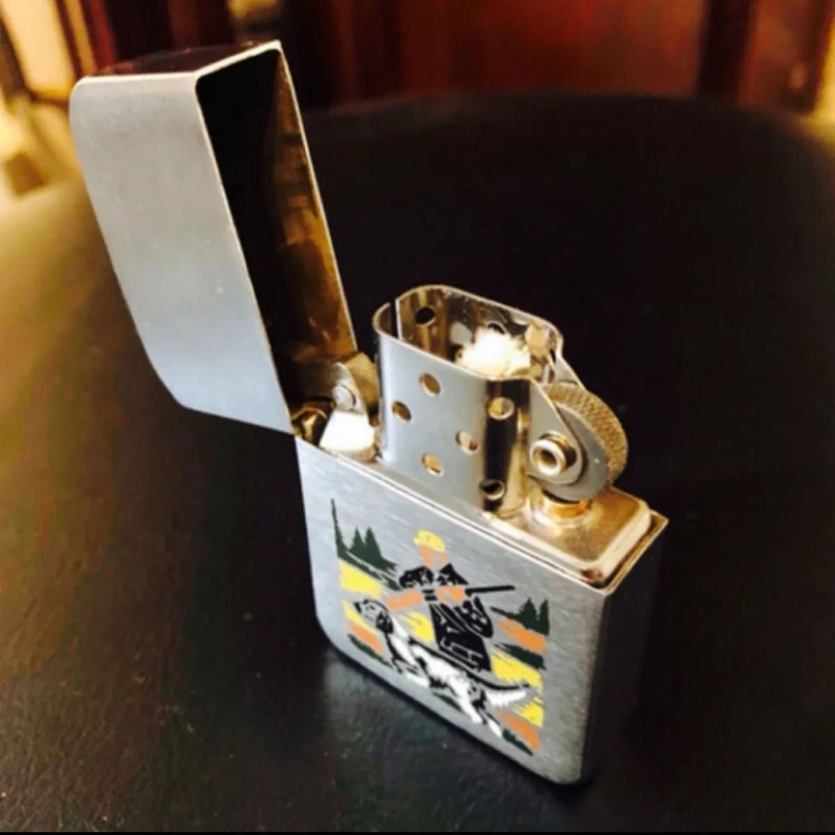 Zippo lighter items ZIPPO Zippo Hunter Dog Hunting Smoking Accessory Silver