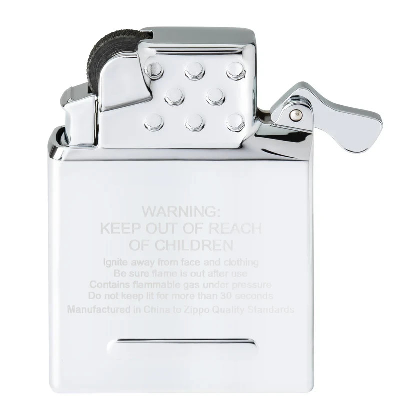 Zippo Lighter Yellow Flame Butane Insert Windproof Flame Refillable Fuel