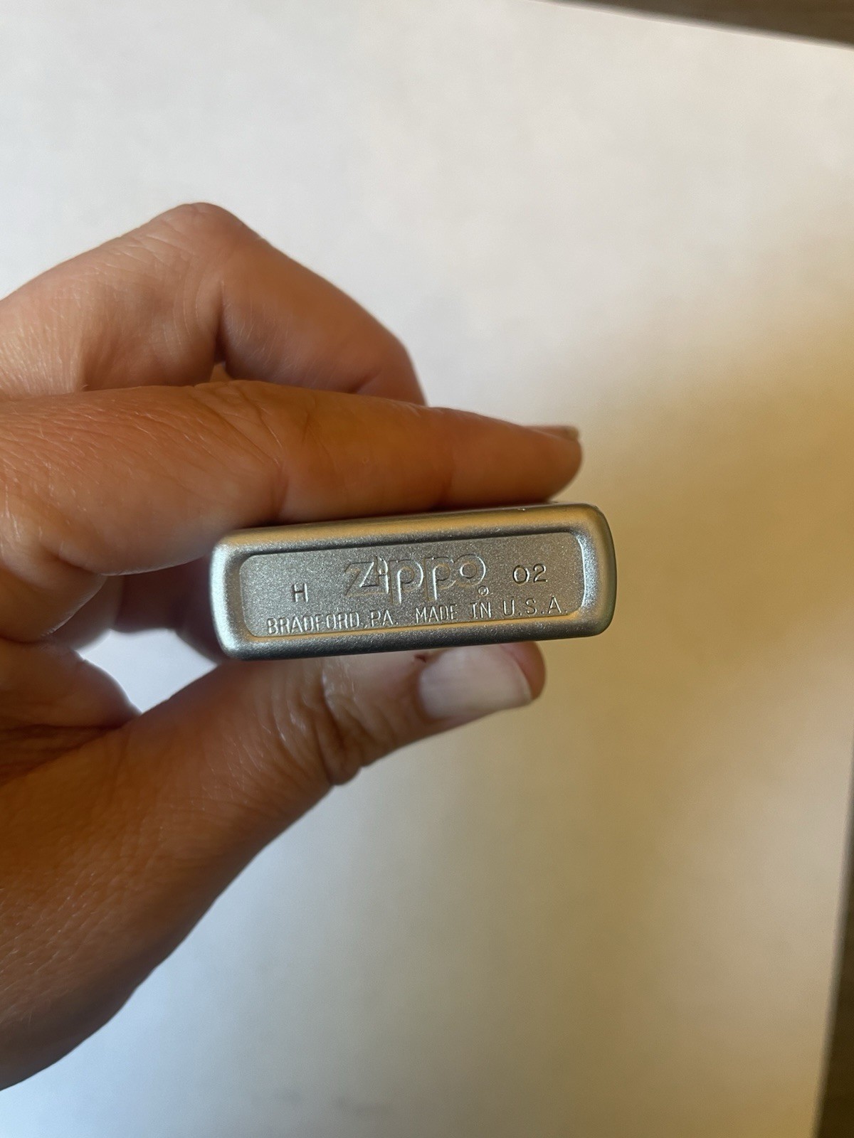 Zippo Lot of 4 Cigarette Lighters Engraved Plain Original Box Made in USA