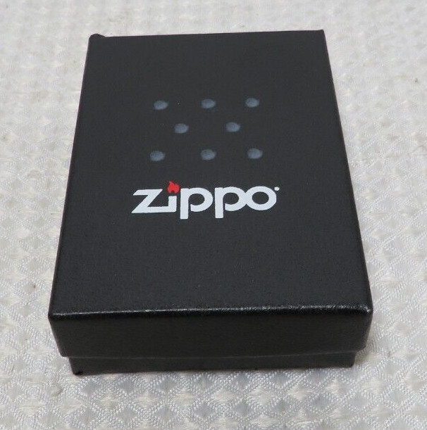 Brand New NIB Zippo Reg 205 Satin Chrome Lighter With Box Made In U.S.A.