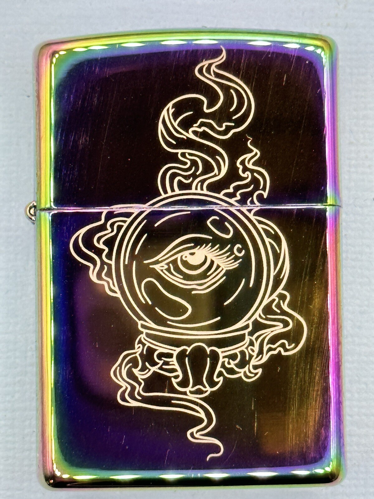 Limited Edition 001/100 Mystical All Seeing Eye Crystal Ball Zippo NEW