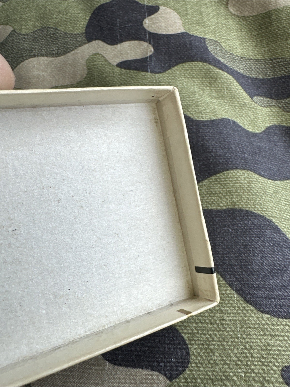 1960s Vintage Zippo Lighter Box – Brush Finish – BOX ONLY – Lot #92
