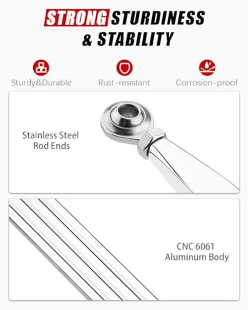 Shift Linkage Gear Motorcycle Shifter Linkage Black Compatible Chrome Stripe