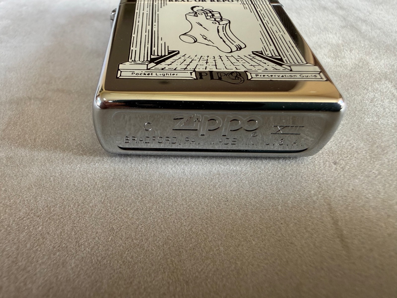 New, never fired 1997 Zippo Lighter Real or Repro/PLPG The Collectors Choice