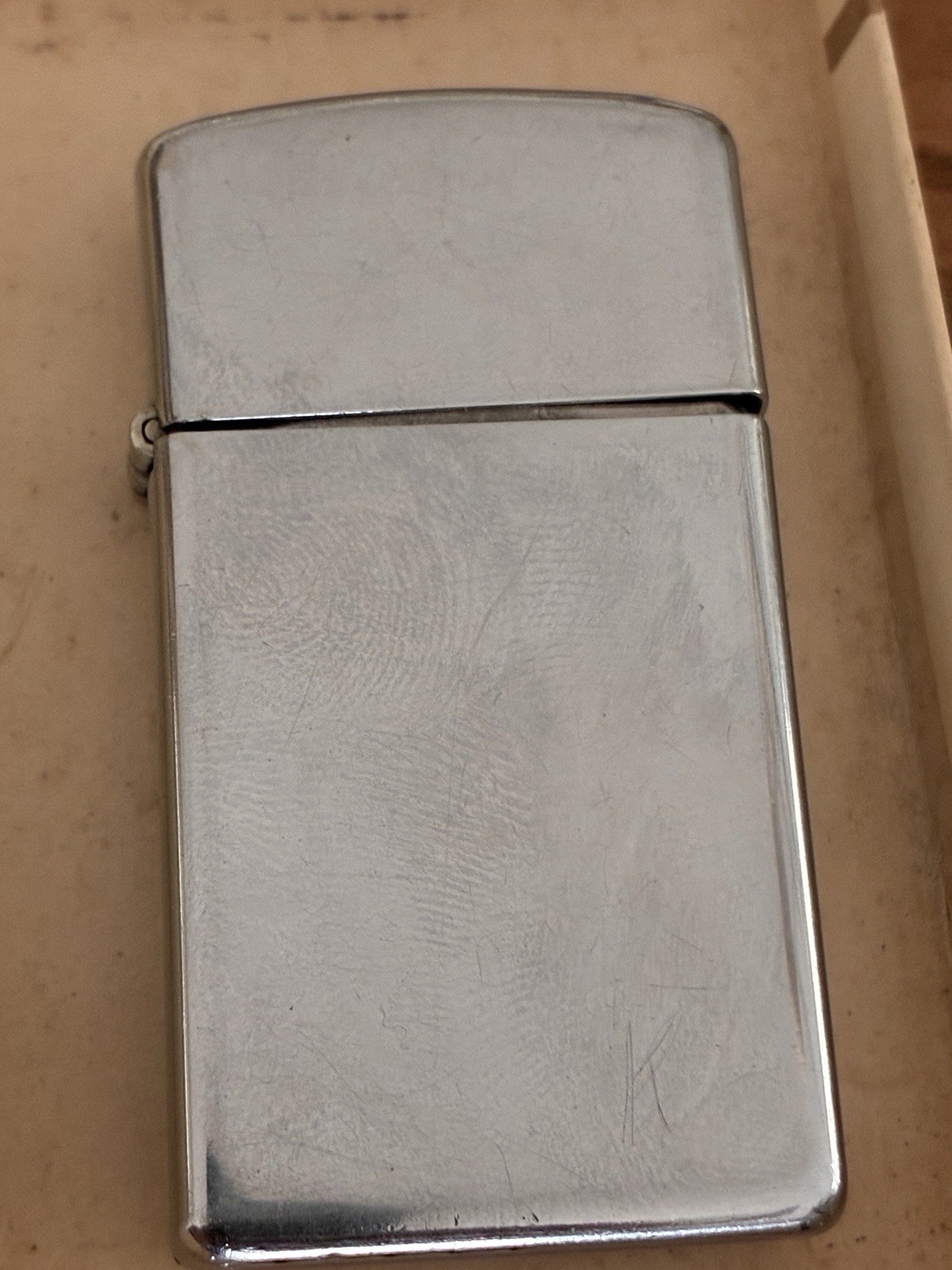 Vintage Zippo High Polish Chrome Windproof Lighter Late 1980s Made in USA As-Is