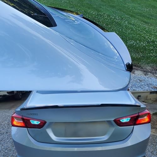 STSEV01 Rear Spoiler Wing Fit for Chevrolet Chevy Malibu Gloss Black
