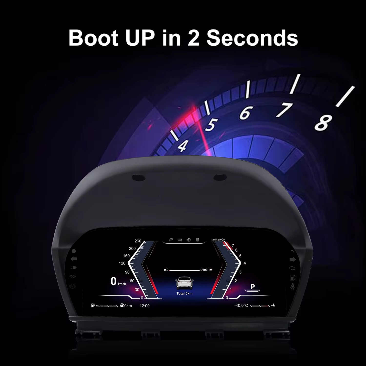 10″Cluster Digital Dashboard For BMW 1/2 Series F20 F52 F22 F45 X1 F48 F49 F39 O